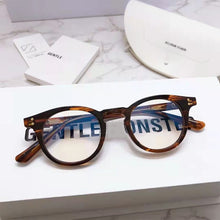 Load image into Gallery viewer, Korean Top Brand Designer Boutique Round Frame Acetate Eyeglasses Gentle Milan Oliver Reading Glasses Women Men Eyeglasses Frame