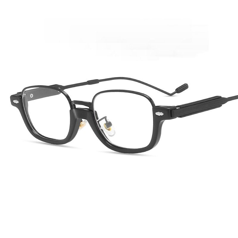 Korean brand women men Eyeglasses frames women men semi-rimless Eyewear Frames Women Men For Reading Myopia Prescription lens
