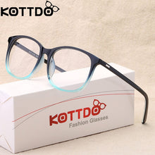 Load image into Gallery viewer, Kottdo Computer Glasses Women Eyeglasses Myopia Frame Female Eye Glasses Square Optical Glasses Prescription Transparent Frame