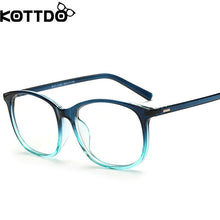 Load image into Gallery viewer, Kottdo Computer Glasses Women Eyeglasses Myopia Frame Female Eye Glasses Square Optical Glasses Prescription Transparent Frame