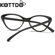 Load image into Gallery viewer, Kottdo Vintage Cat Eye Glasses Frame Women Eyeglasses Optical Plastic Clear Glasses Men Myopia Glasses for Unisex Eyewear