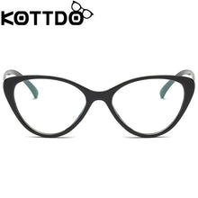 Load image into Gallery viewer, Kottdo Vintage Cat Eye Glasses Frame Women Eyeglasses Optical Plastic Clear Glasses Men Myopia Glasses for Unisex Eyewear