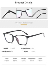 Load image into Gallery viewer, Kottdo Vintage Eyeglasses Retro Women Fashion Transparent Eye Glasses Frames Men Optical Eyewear Frames Plastic Eye Glasses