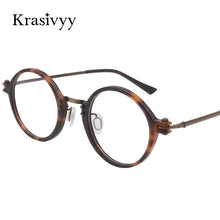 Load image into Gallery viewer, Krasivyy 2023  Titanium Glasses Frame Men Designer Optical Myopia Prescription Acetate Eyeglasses Frame Women Eyewear