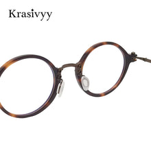 Load image into Gallery viewer, Krasivyy 2023  Titanium Glasses Frame Men Designer Optical Myopia Prescription Acetate Eyeglasses Frame Women Eyewear