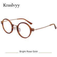 Load image into Gallery viewer, Krasivyy 2023  Titanium Glasses Frame Men Designer Optical Myopia Prescription Acetate Eyeglasses Frame Women Eyewear