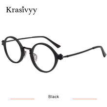 Load image into Gallery viewer, Krasivyy 2023  Titanium Glasses Frame Men Designer Optical Myopia Prescription Acetate Eyeglasses Frame Women Eyewear
