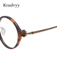Load image into Gallery viewer, Krasivyy 2023  Titanium Glasses Frame Men Designer Optical Myopia Prescription Acetate Eyeglasses Frame Women Eyewear