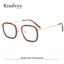 Load image into Gallery viewer, Krasivyy 2023 Pure Titanium Glasses Frame Men Ultralight Optical Prescription Eyewear Women Classic Square Eyeglasses Frames