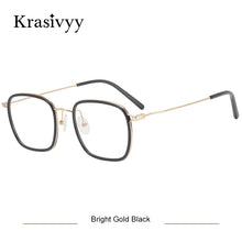 Load image into Gallery viewer, Krasivyy 2023 Pure Titanium Glasses Frame Men Ultralight Optical Prescription Eyewear Women Classic Square Eyeglasses Frames