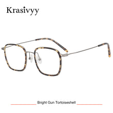 Load image into Gallery viewer, Krasivyy 2023 Pure Titanium Glasses Frame Men Ultralight Optical Prescription Eyewear Women Classic Square Eyeglasses Frames