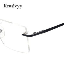 Load image into Gallery viewer, Krasivyy 2023 Pure Titanium Rimless Glasses Frame Men  Myopia Optical Prescription Eyeglasses Male Square Eyewear