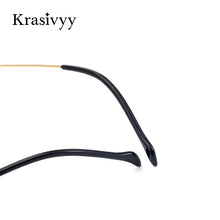 Load image into Gallery viewer, Krasivyy 2023 Rimless Pilot Eyewear Men Ultralight Optical Prescription Eyeglasses Women Pure Titanium Myopia Glasses Frame
