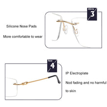 Load image into Gallery viewer, Krasivyy 2023 Titanium Rimless Glasses Frame Men Eyeglasses Myopia Spectacle Frames Brand Prescription Eye glasses Frame for Men