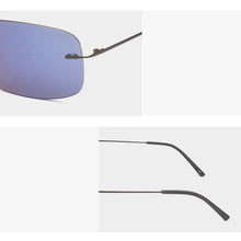 Load image into Gallery viewer, Krasivyy BRAND 2023 B Titanium Rimless Sunglasses Men  Nylon Lens Rectangle Driving Sun Glasses Women Oculos De So