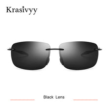 Load image into Gallery viewer, Krasivyy BRAND 2023 TR90 Rimless Sunglasses Men  Nylon Lens Square Driving Sun Glasses Oculos De So