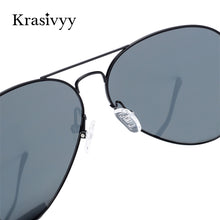 Load image into Gallery viewer, Krasivyy Classic Pure Titanium Sunglasses Men Brand Design Nylon Lens Ultralight Aviation Sun Glasses Women Oculos De Sol