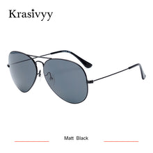 Load image into Gallery viewer, Krasivyy Classic Pure Titanium Sunglasses Men Brand Design Nylon Lens Ultralight Aviation Sun Glasses Women Oculos De Sol