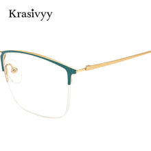 Load image into Gallery viewer, Krasivyy  Pure Titanium Glasses Frame Men Square Myopia Prescription Eyeglasses 2023 Male Full-Rim Optical Korean Eyewear