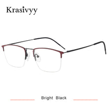Load image into Gallery viewer, Krasivyy  Pure Titanium Glasses Frame Men Square Myopia Prescription Eyeglasses 2023 Male Full-Rim Optical Korean Eyewear