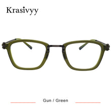 Load image into Gallery viewer, Krasivyy  Titanium Glasses Frame Men Optical Myopia Prescription Acetate Eyeglasses Frame Women 2023 Brand Eyewear