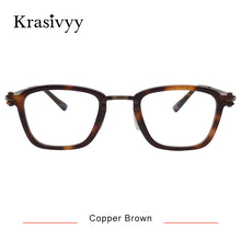 Load image into Gallery viewer, Krasivyy  Titanium Glasses Frame Men Optical Myopia Prescription Acetate Eyeglasses Frame Women 2023 Brand Eyewear