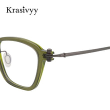 Load image into Gallery viewer, Krasivyy  Titanium Glasses Frame Men Optical Myopia Prescription Acetate Eyeglasses Frame Women 2023 Brand Eyewear