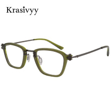 Load image into Gallery viewer, Krasivyy  Titanium Glasses Frame Men Optical Myopia Prescription Acetate Eyeglasses Frame Women 2023 Brand Eyewear
