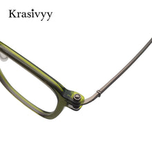 Load image into Gallery viewer, Krasivyy  Titanium Glasses Frame Men Optical Myopia Prescription Acetate Eyeglasses Frame Women 2023 Brand Eyewear