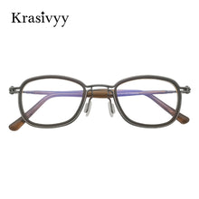 Load image into Gallery viewer, Krasivyy  Titanium Glasses Frame Women Brand Full-Rimless Oval Prescription Eyeglasses Men 2023 Korean Optical Eyewear