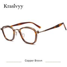 Load image into Gallery viewer, Krasivyy  Titanium Glasses Frame Women Brand Full-Rimless Oval Prescription Eyeglasses Men 2023 Korean Optical Eyewear