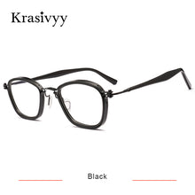 Load image into Gallery viewer, Krasivyy  Titanium Glasses Frame Women Brand Full-Rimless Oval Prescription Eyeglasses Men 2023 Korean Optical Eyewear