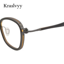 Load image into Gallery viewer, Krasivyy  Titanium Glasses Frame Women Brand Full-Rimless Oval Prescription Eyeglasses Men 2023 Korean Optical Eyewear