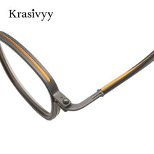 Load image into Gallery viewer, Krasivyy  Titanium Glasses Frame Women Brand Full-Rimless Oval Prescription Eyeglasses Men 2023 Korean Optical Eyewear