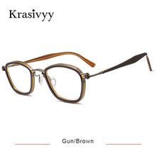 Load image into Gallery viewer, Krasivyy  Titanium Glasses Frame Women Brand Full-Rimless Oval Prescription Eyeglasses Men 2023 Korean Optical Eyewear