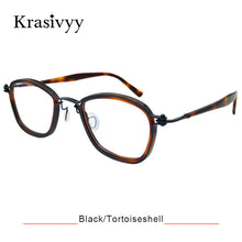 Load image into Gallery viewer, Krasivyy  Titanium Glasses Frame Women Brand Full-Rimless Oval Prescription Eyeglasses Men 2023 Korean Optical Eyewear