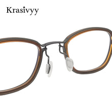 Load image into Gallery viewer, Krasivyy  Titanium Glasses Frame Women Brand Full-Rimless Oval Prescription Eyeglasses Men 2023 Korean Optical Eyewear
