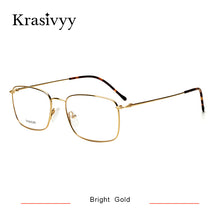 Load image into Gallery viewer, Krasivyy Pure Titanium Glasses Frame Men Brand Designer Myopia Optical Prescription Eyewear Males Full Frame Square Eyeglasses