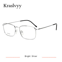 Load image into Gallery viewer, Krasivyy Pure Titanium Glasses Frame Men Brand Designer Myopia Optical Prescription Eyewear Males Full Frame Square Eyeglasses