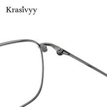 Load image into Gallery viewer, Krasivyy Pure Titanium Glasses Frame Men Brand Designer Myopia Optical Prescription Eyewear Males Full Frame Square Eyeglasses