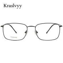 Load image into Gallery viewer, Krasivyy Pure Titanium Glasses Frame Men Brand Designer Myopia Optical Prescription Eyewear Males Full Frame Square Eyeglasses