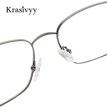 Load image into Gallery viewer, Krasivyy Pure Titanium Glasses Frame Men Brand Designer Myopia Optical Prescription Eyewear Males Full Frame Square Eyeglasses