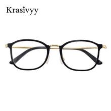 Load image into Gallery viewer, Krasivyy Pure Titanium Glasses Frame Men Square Myopia Prescription Eyeglasses Frames Women 2023 Full-Rim Optical Korean Eyewear
