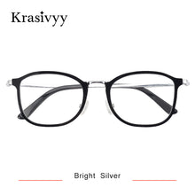 Load image into Gallery viewer, Krasivyy Pure Titanium Glasses Frame Men Square Myopia Prescription Eyeglasses Frames Women 2023 Full-Rim Optical Korean Eyewear