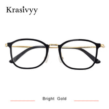 Load image into Gallery viewer, Krasivyy Pure Titanium Glasses Frame Men Square Myopia Prescription Eyeglasses Frames Women 2023 Full-Rim Optical Korean Eyewear