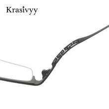 Load image into Gallery viewer, Krasivyy Pure Titanium Glasses Men Ultralight Spring Design Prescription Eyeglasses Male Korean Square Optical Eyewear Frame