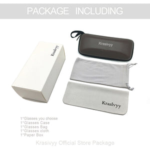 Krasivyy Pure Titanium Glasses Men Ultralight Spring Design Prescription Eyeglasses Male Korean Square Optical Eyewear Frame