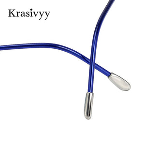 Krasivyy Pure Titanium Polarized Sunglasses Men  Ultralight Women Rimless Driving Pilot Sun Glasses Oculos de sol