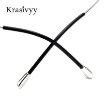 Load image into Gallery viewer, Krasivyy Pure Titanium Rimless Glasses Frame Men Prescription Eyeglasses Germany Women Myopia Optical Frame Screwless Eyewear