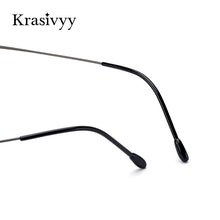 Load image into Gallery viewer, Krasivyy Rimless Glasses Frame Men Pilot Titanium Ultralight  Prescription Frameless Optical Eyeglasses Frames European Eyewear